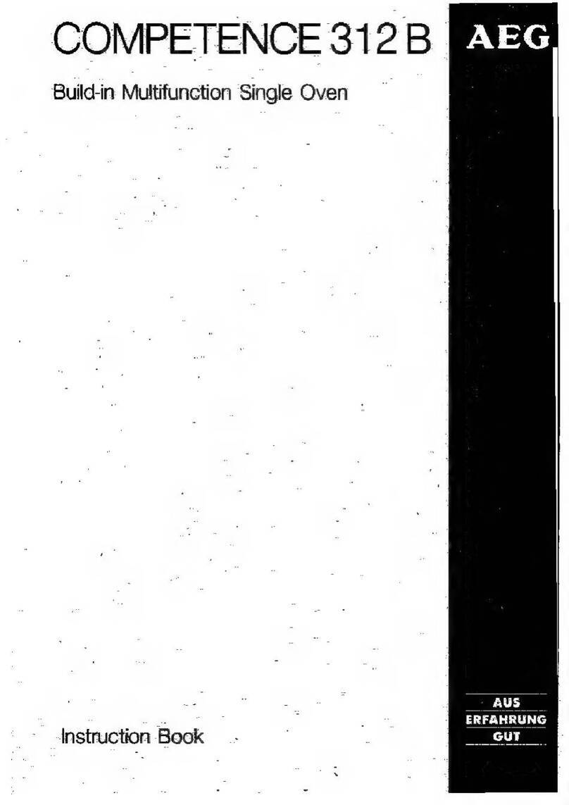 AEG Competence 312 B User manual AEG Competence 312 B User manual