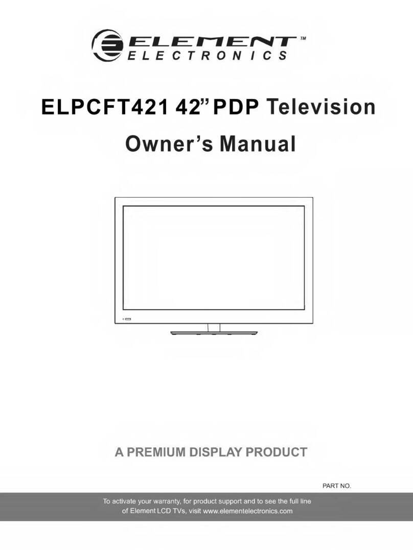 Element 42" PDP ELPCFT421 User manual