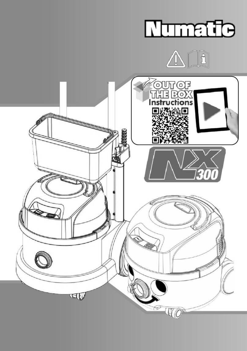 Numatic NBV190NX User manual