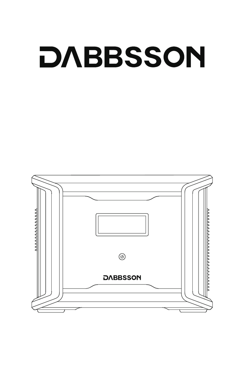 DABBSSON DBS1700B User manual