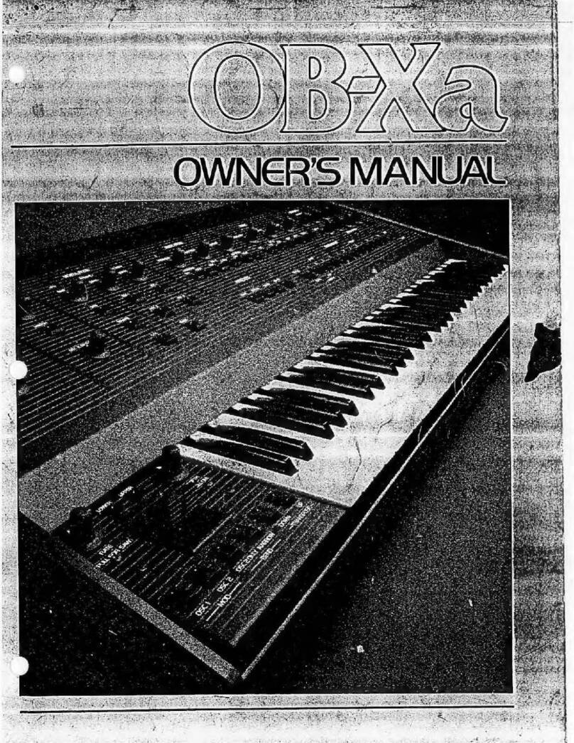 Oberheim OB-XA owner's manual