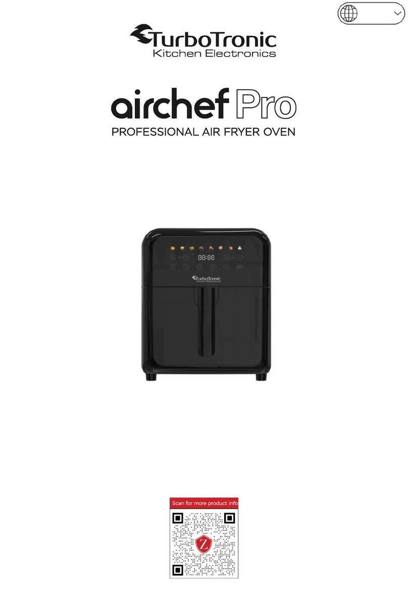 TurboTronic airchefPro TT-AF190 User manual TurboTronic airchefPro TT-AF190 User manual