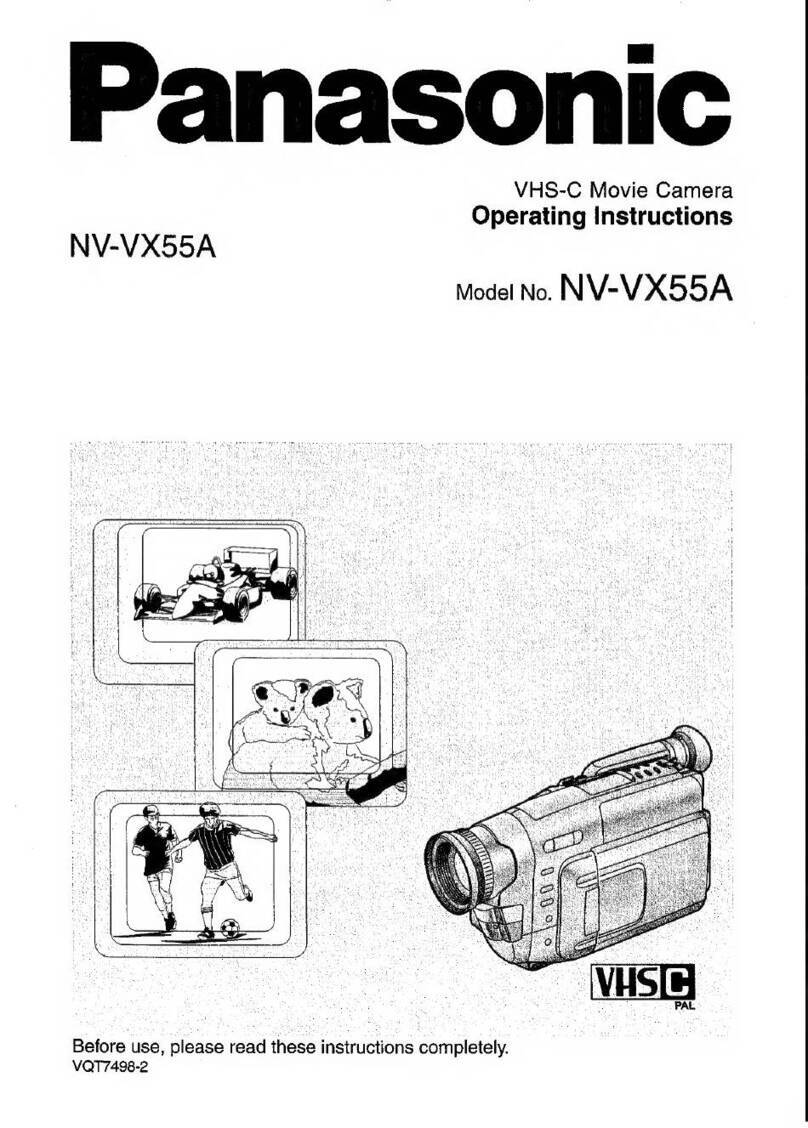 Panasonic NV-VX55A operating instructions