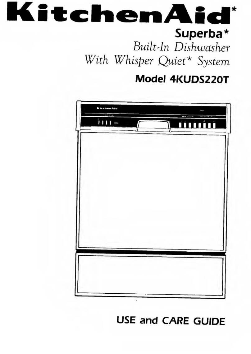 KitchenAid Superba 4KUDS220T User manual