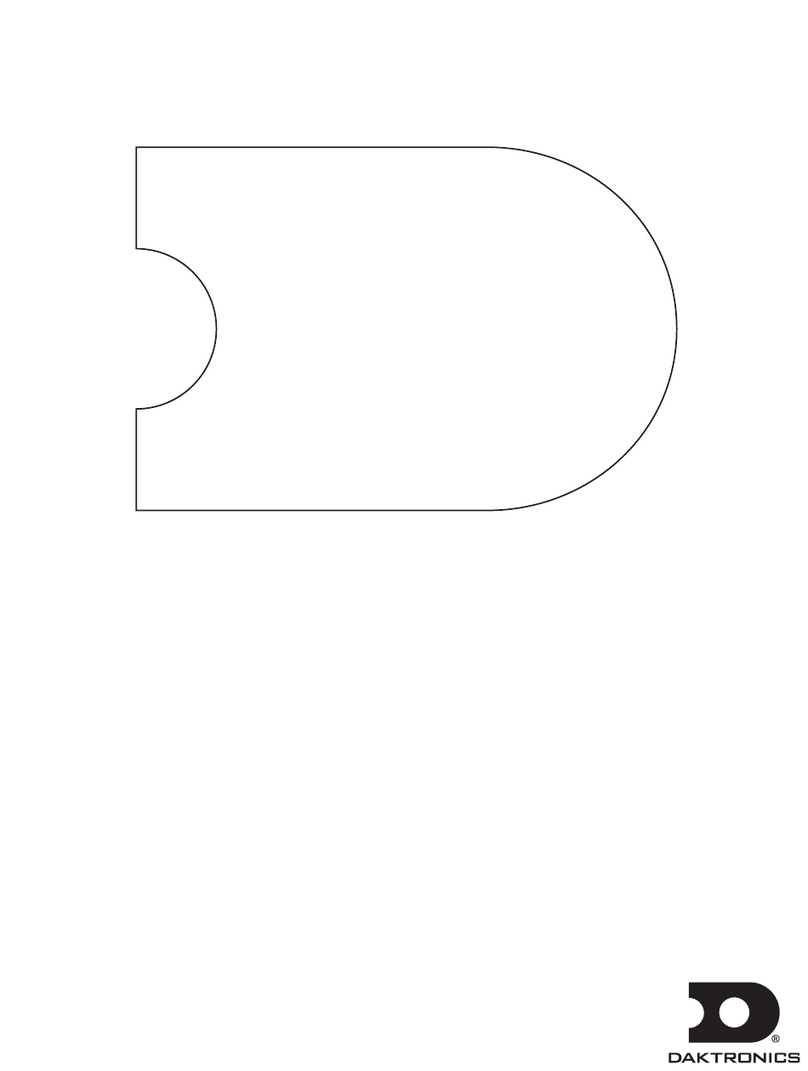 Daktronics DVX-2821 Series manual