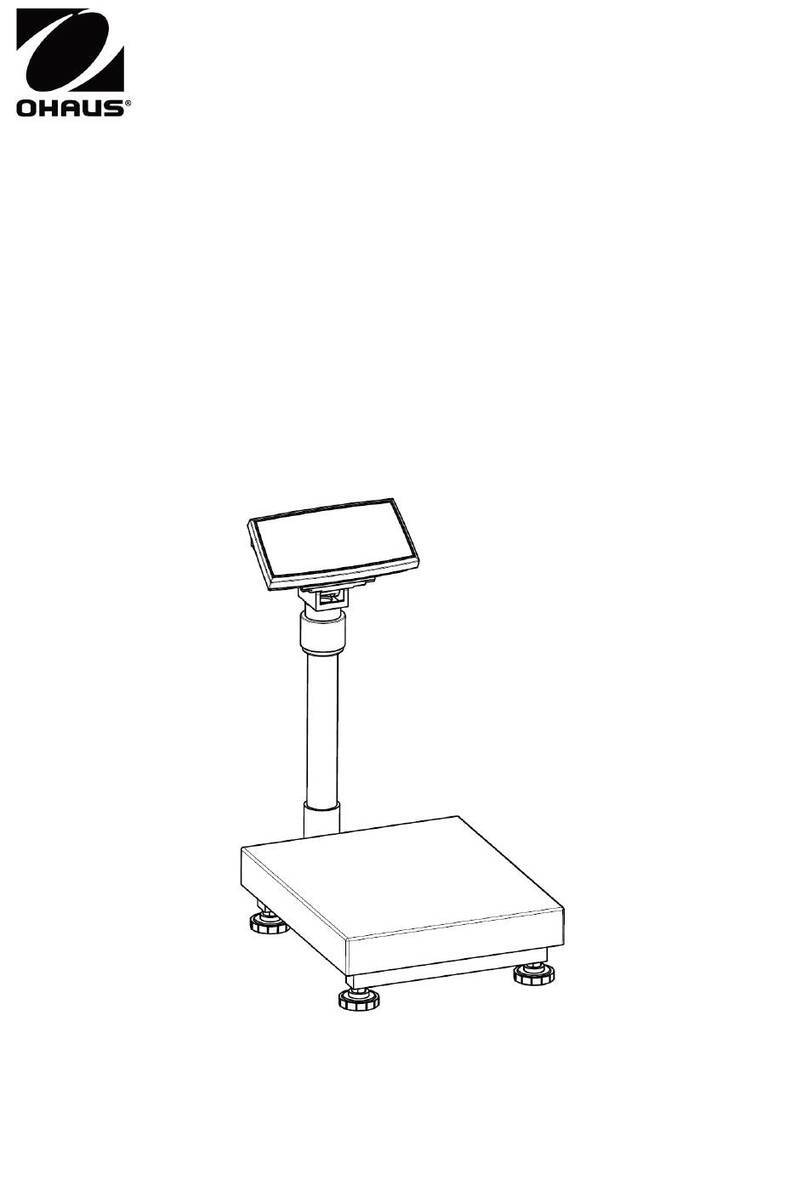 OHAUS 2500 User manual OHAUS 2500 User manual