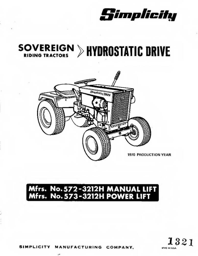 Sovereign Simplicity 572-3212H user manual