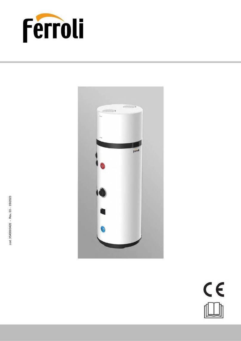 ferolli EGEA TECH 200 HT User, installation, and maintenance manual