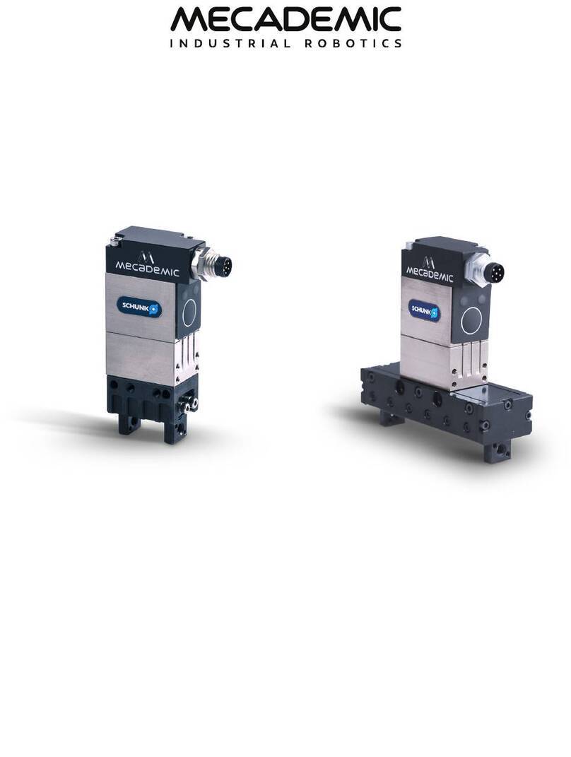 Mecademic MEGP 25E User manual Mecademic MEGP 25E User manual