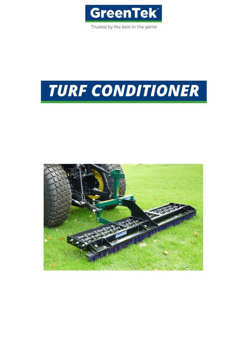 Greentek TURF CONDITIONER 6 User manual