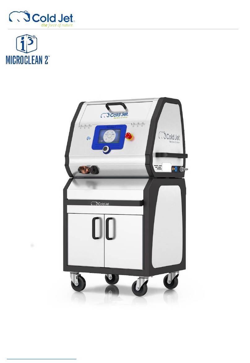 Cold Jet i3 MICROCLEAN 2 User manual