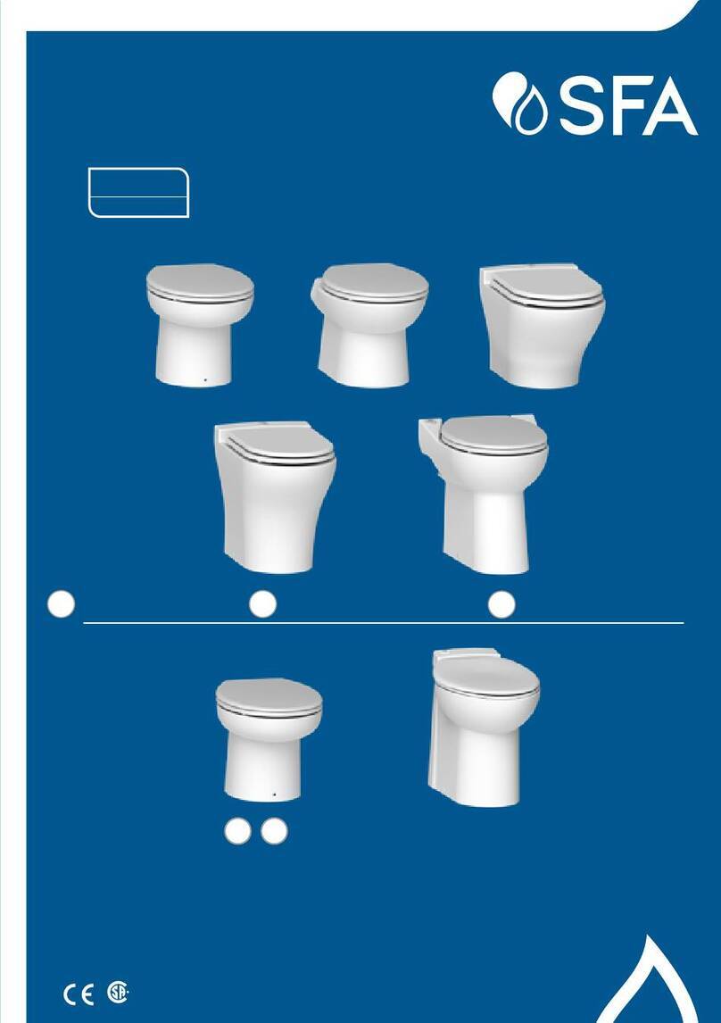 SFA Saniflo Marine Series installation instructions SFA Saniflo Marine Series installation instructions
