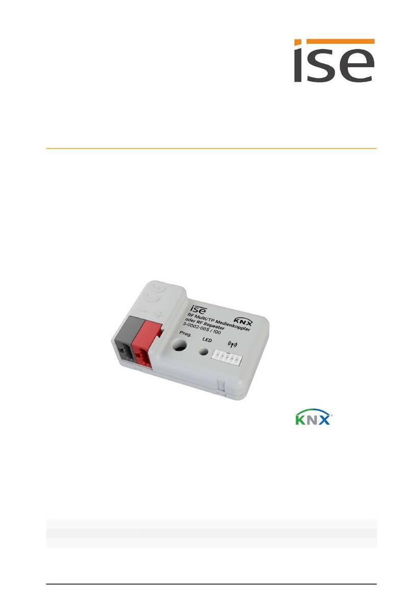 ISE 3-0002-005 User manual