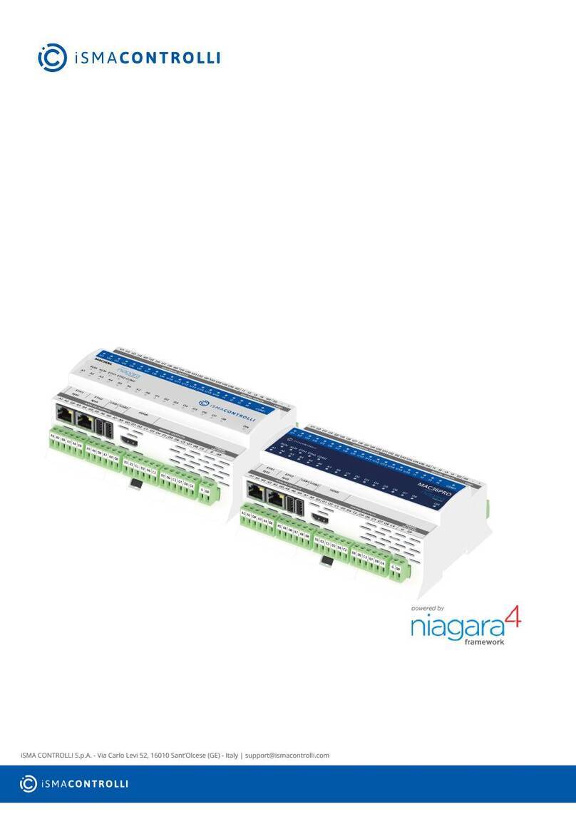 iSMA CONTROLLI iSMA-B-MAC36NL user manual