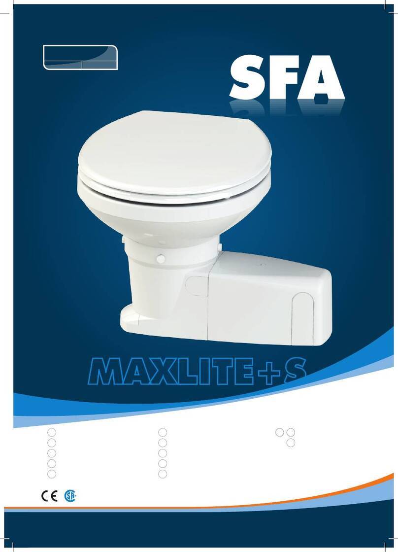 SFA SANIMARIN MAXLITE+S installation instructions