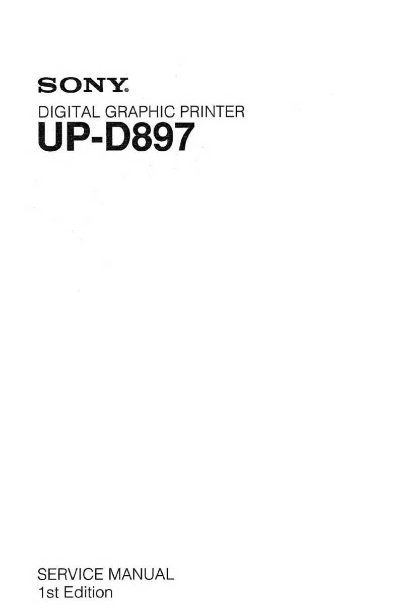Sony UP-D897 Service manual
