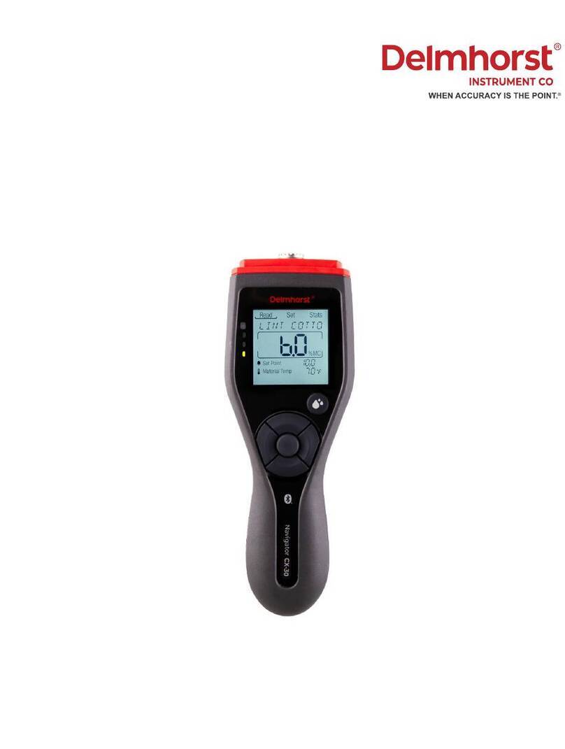 Delmhorst Instrument Co CX-30 User manual