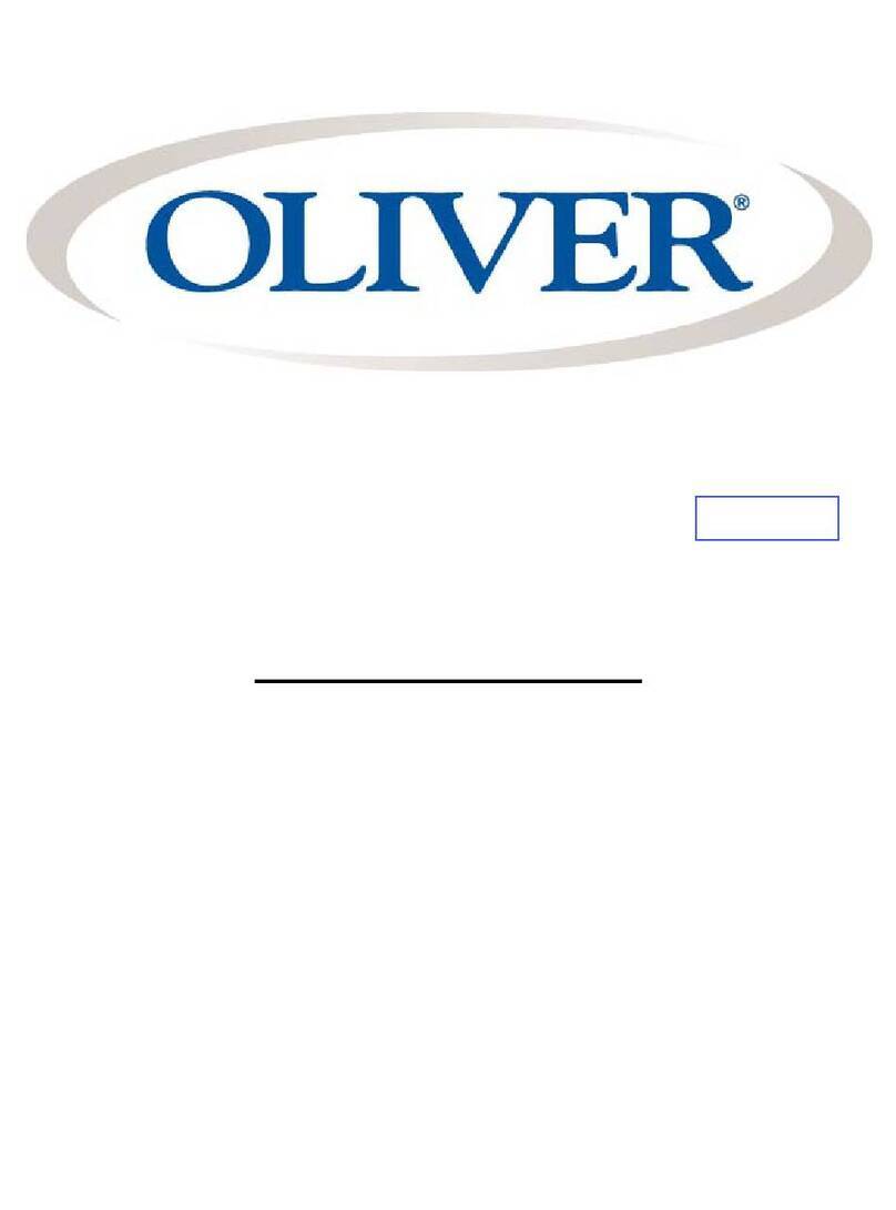 Oliver 600-R3 Series User's operating and instruction manual