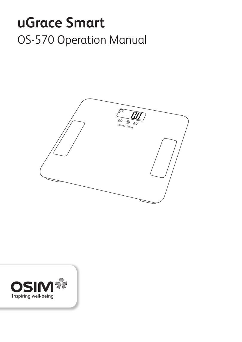 OSIM uGrace Smart Operation manual