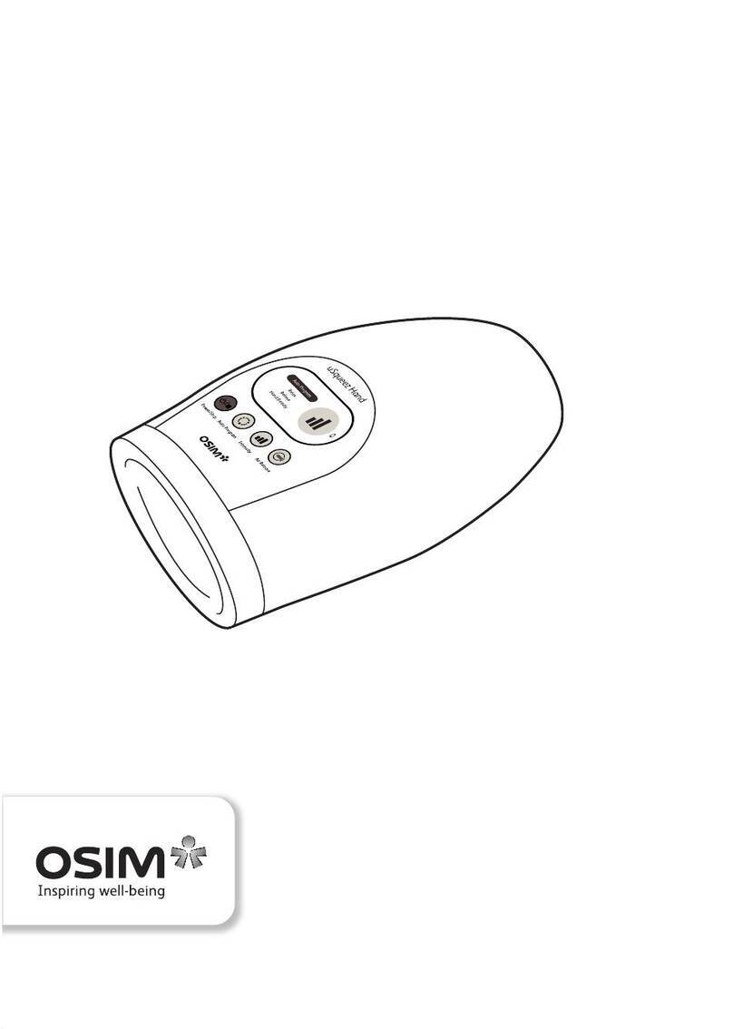 OSIM uSqueez Hand Operation manual