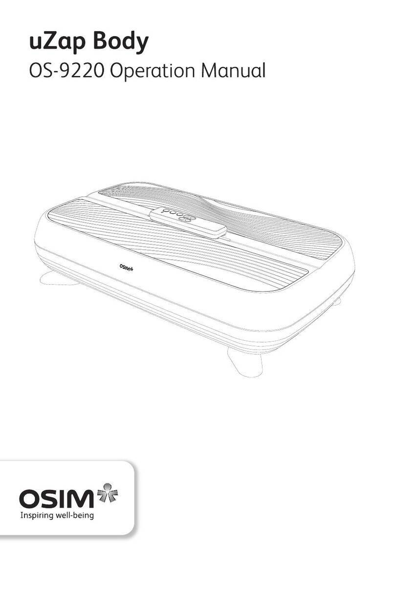 OSIM uZap Body User manual