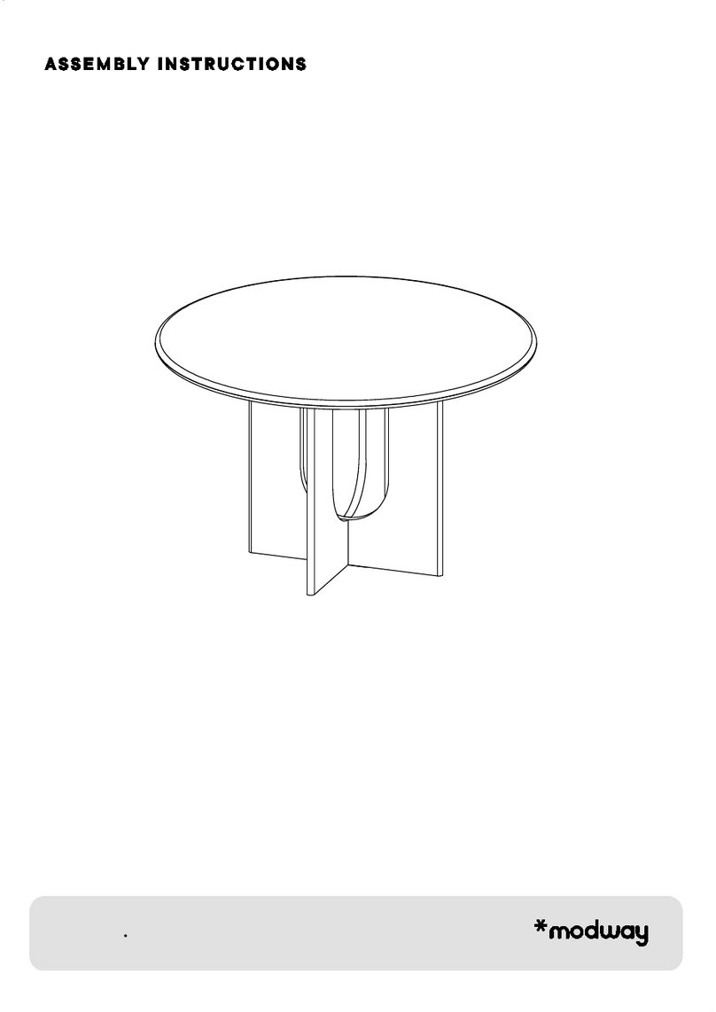 modway EEI-6592 Assembly instructions