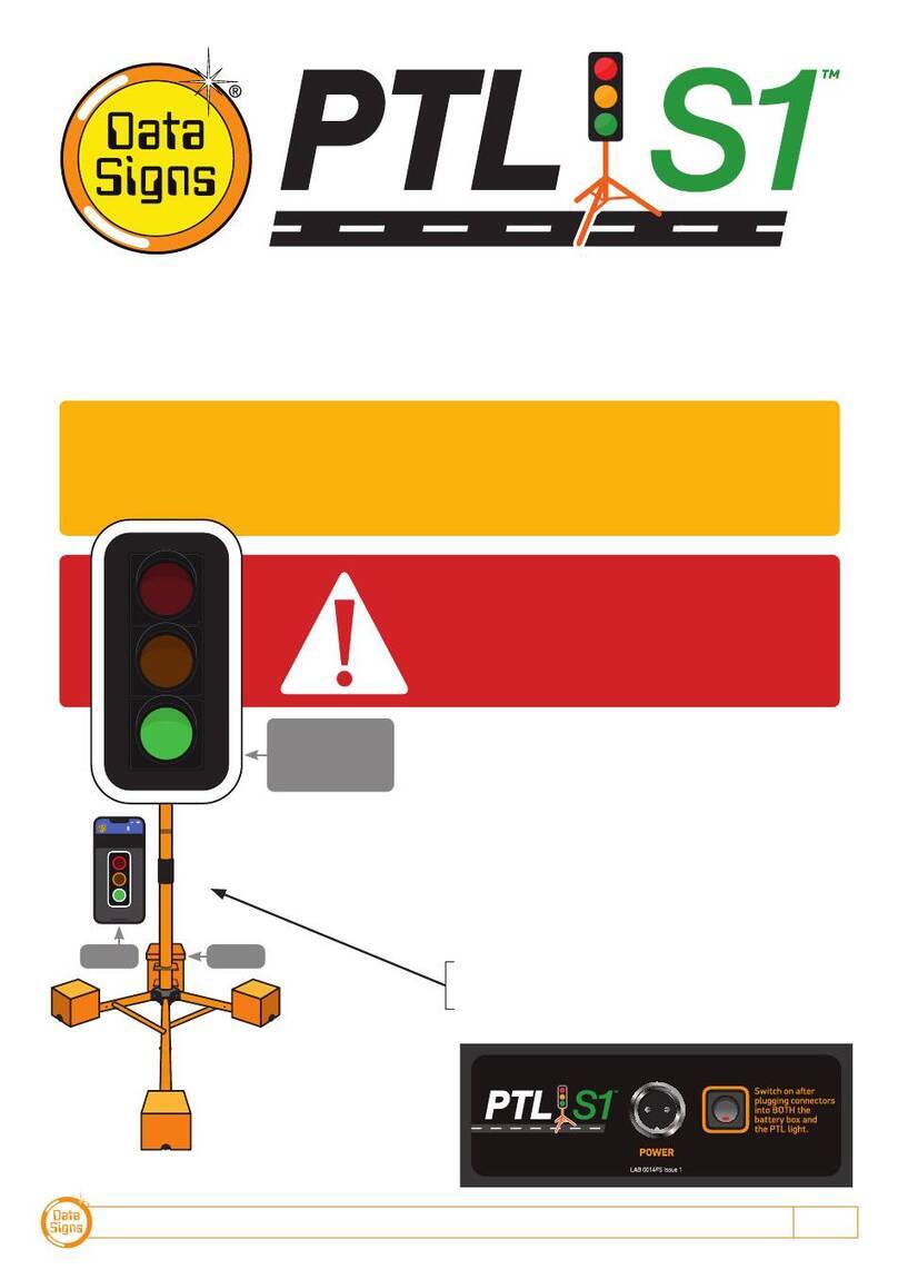Data Signs PTL S1 Operation and maintenance manual