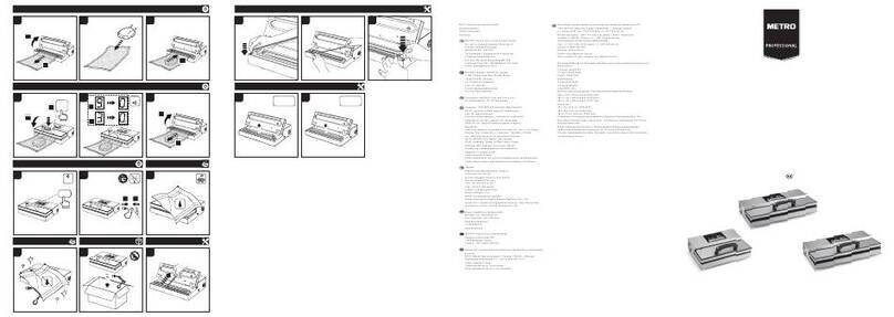 METRO PROFESSIONAL GVS1140 instruction manual
