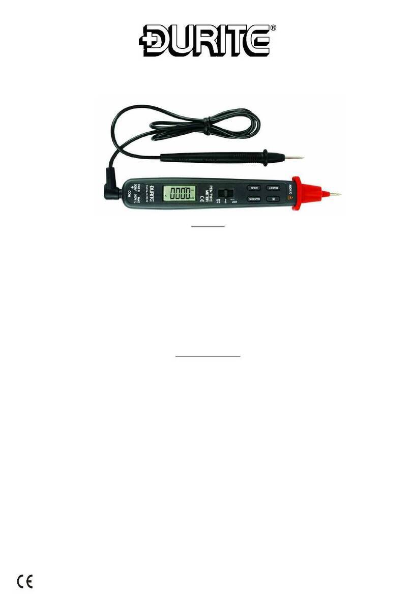 Durite 0-798-80 operating manual