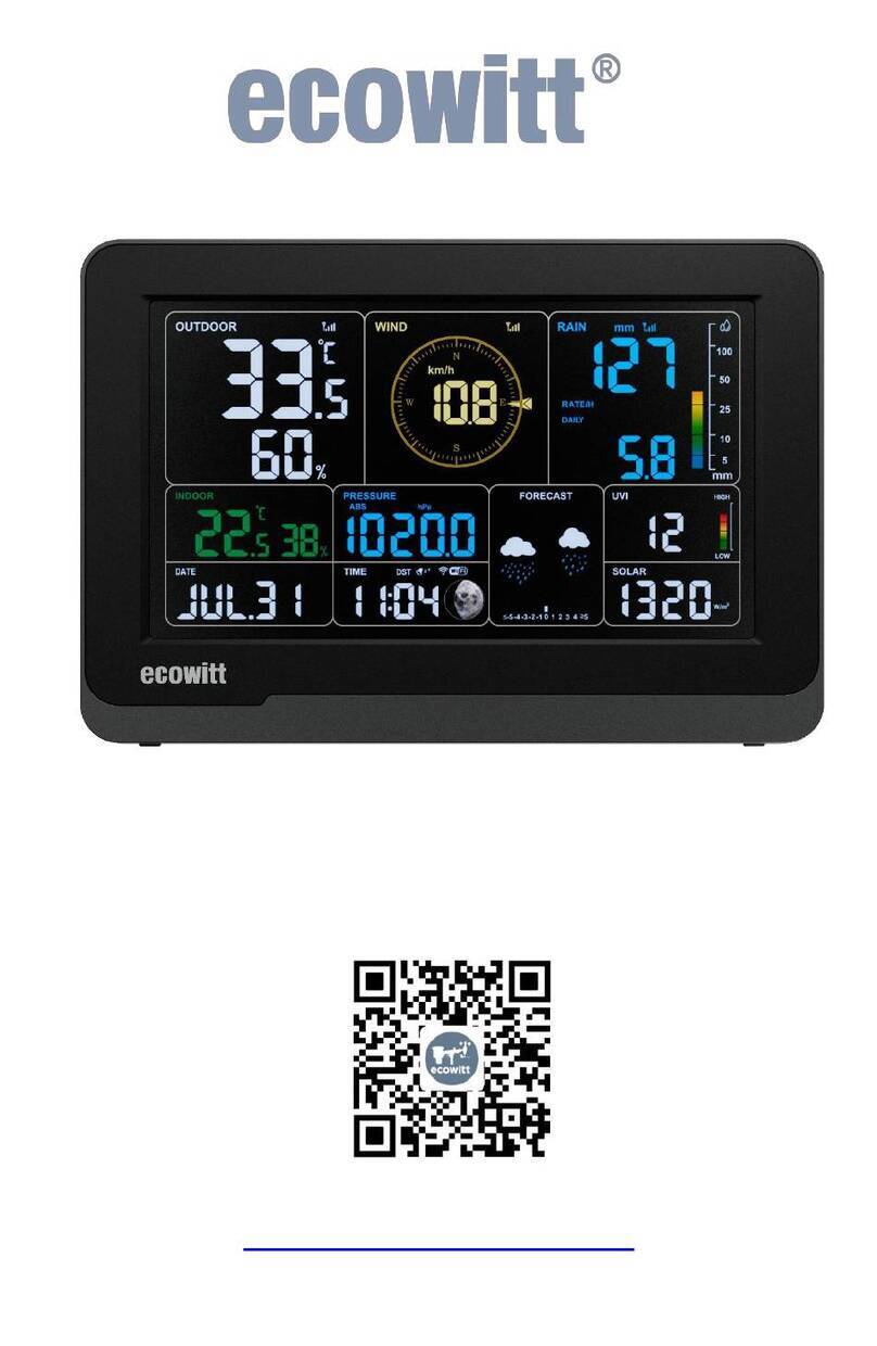 ECOWITT WS3900 User manual