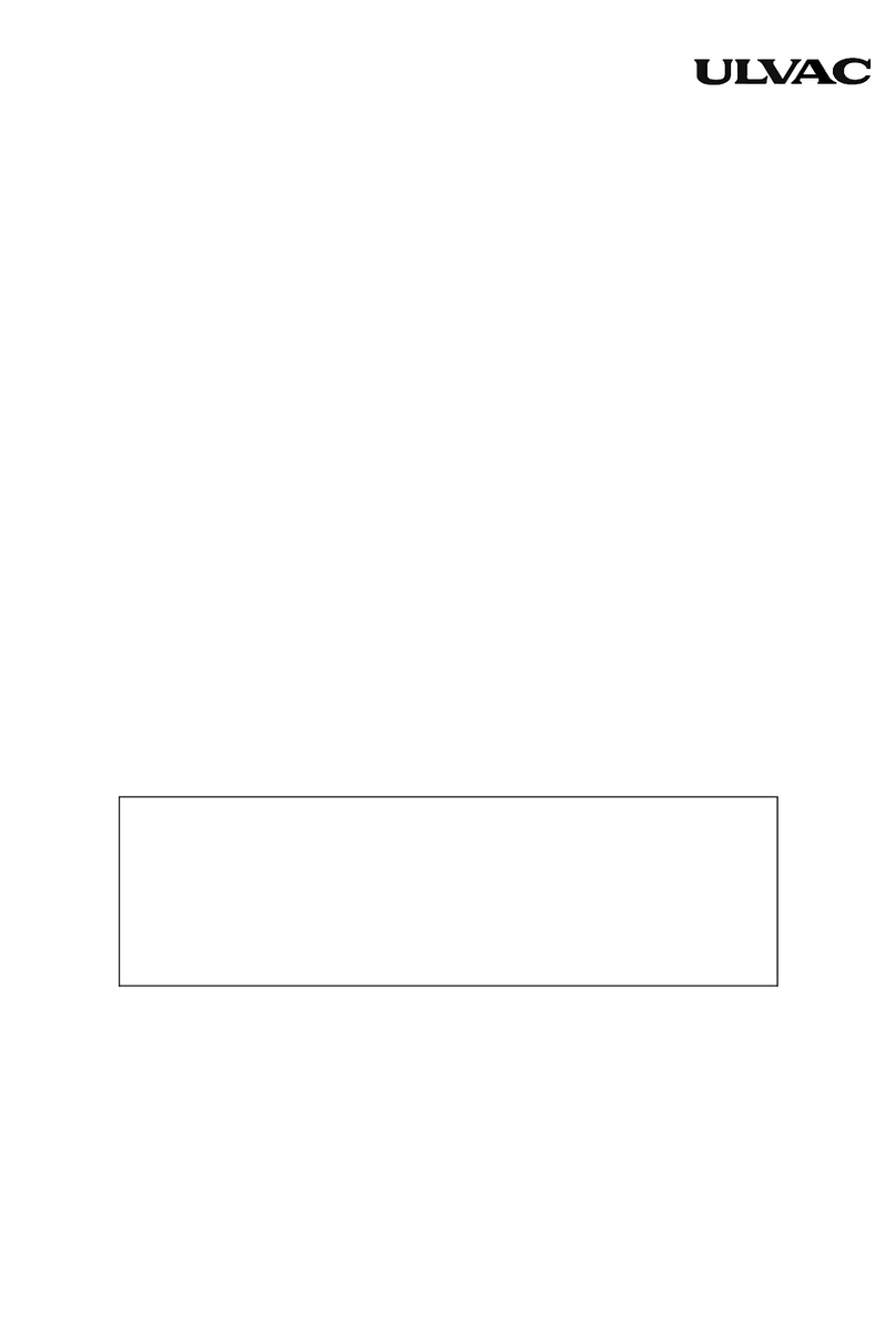 Ulvac GLD-040 instruction manual