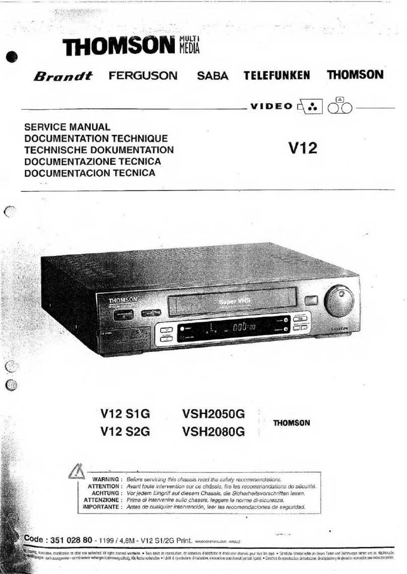 THOMSON V12 S1G User manual