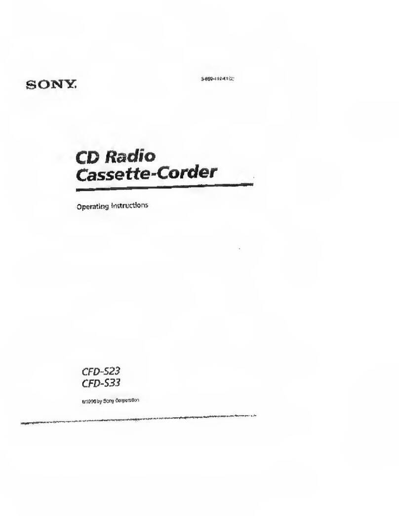Sony CFD-S23 User manual