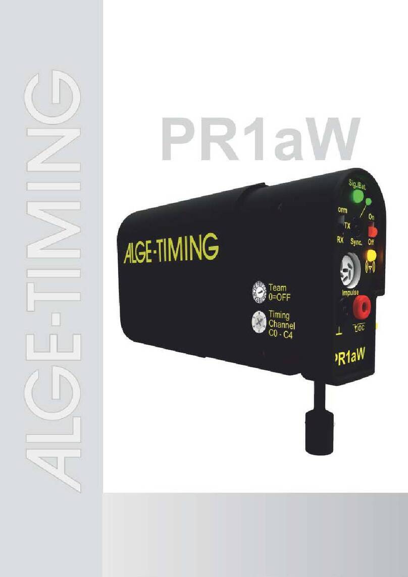 ALGE-Timing Photocell PR1aW User manual