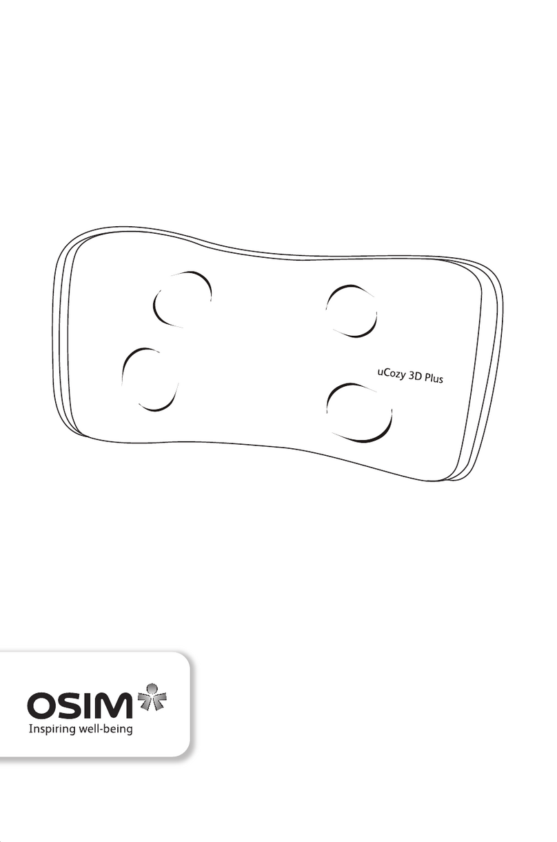 OSIM uCozy 3D Plus Operation manual
