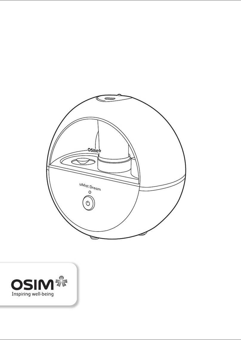 OSIM uMist Dream Operation manual
