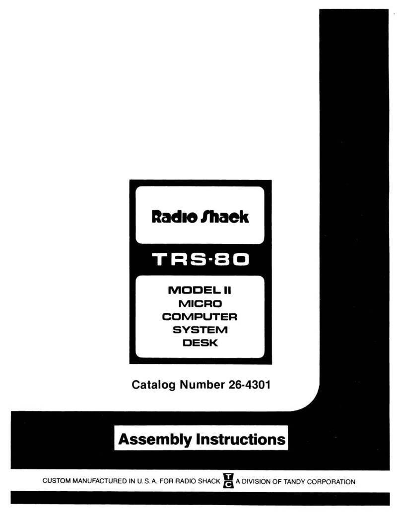 Radio Shack TRS-80 User manual Radio Shack TRS-80 User manual