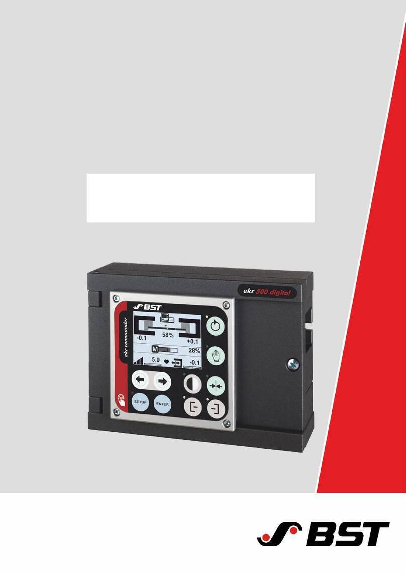 BST ekr 500 operating manual