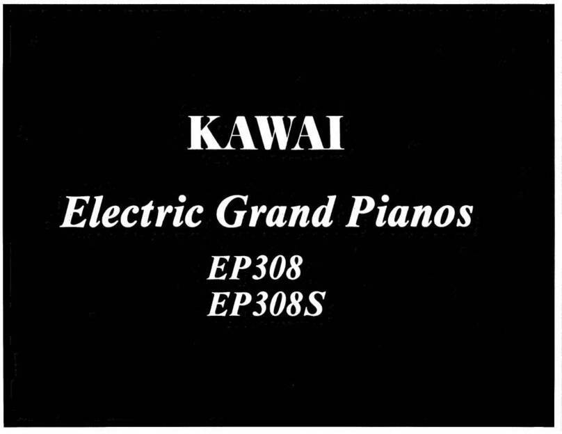 Kawai EP308 owner's manual