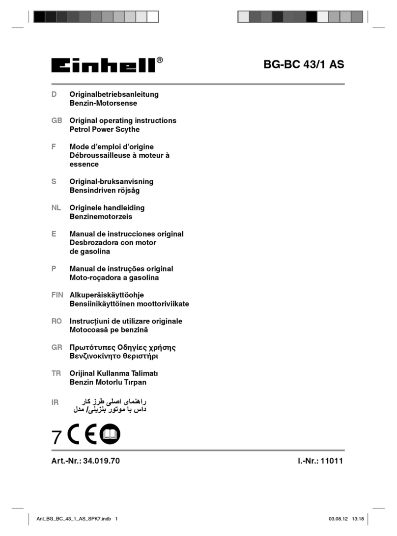 EINHELL BG-BC 43/1 AS User manual