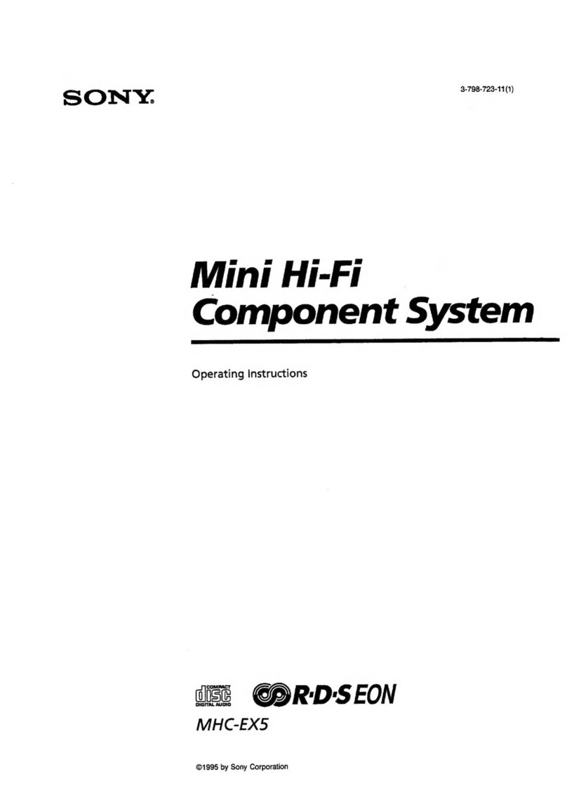Sony MHC-EX5 User manual