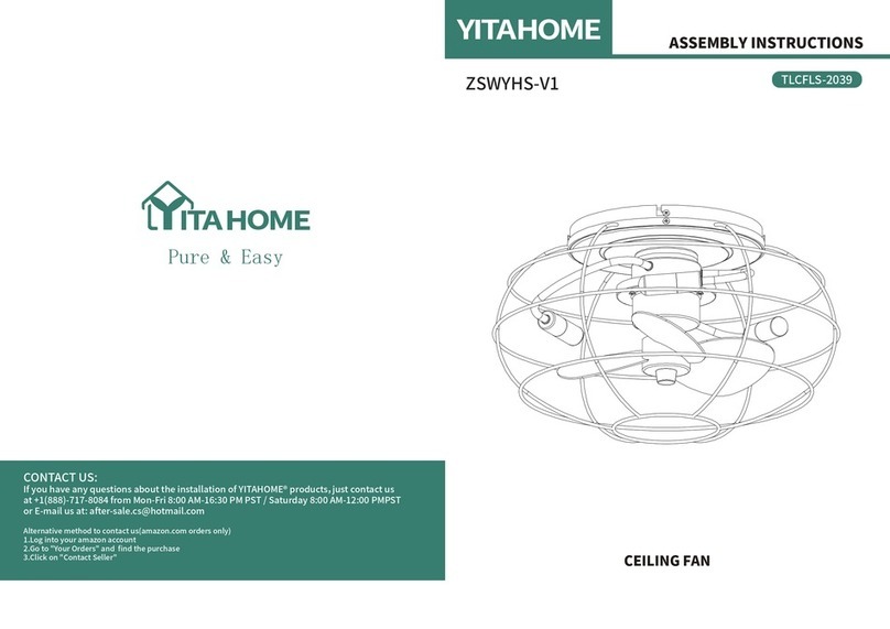 YitaHome TLCFLS-2039 User manual