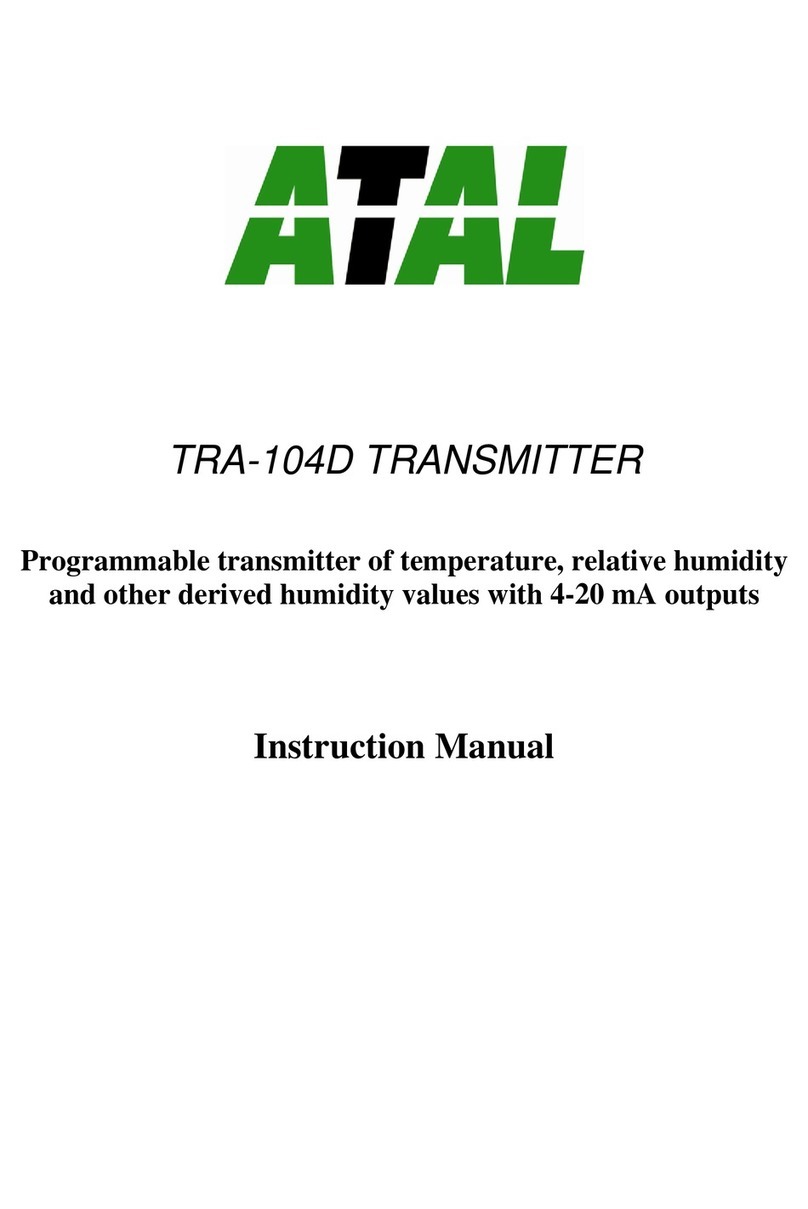 Atal TRA-104D instruction manual