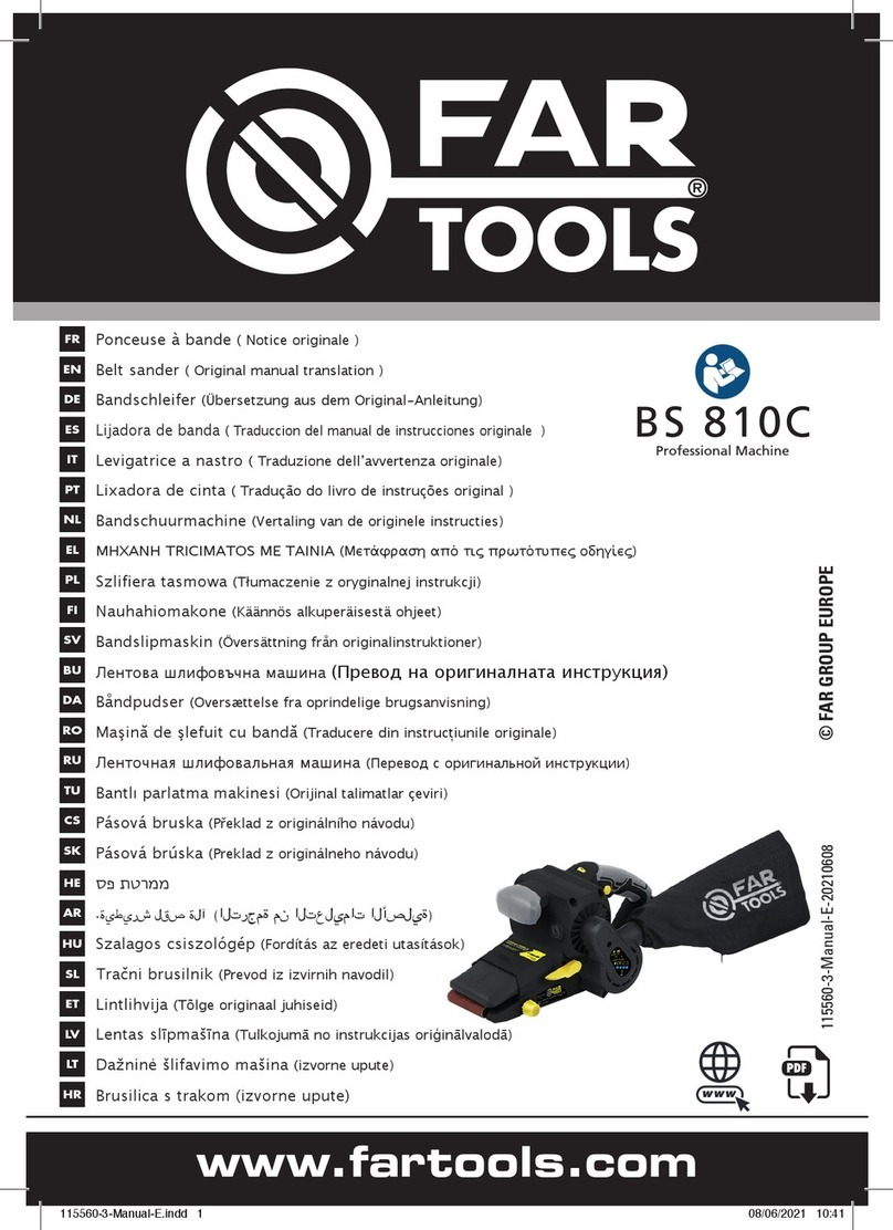 Far Tools BS 810C Use and care manual
