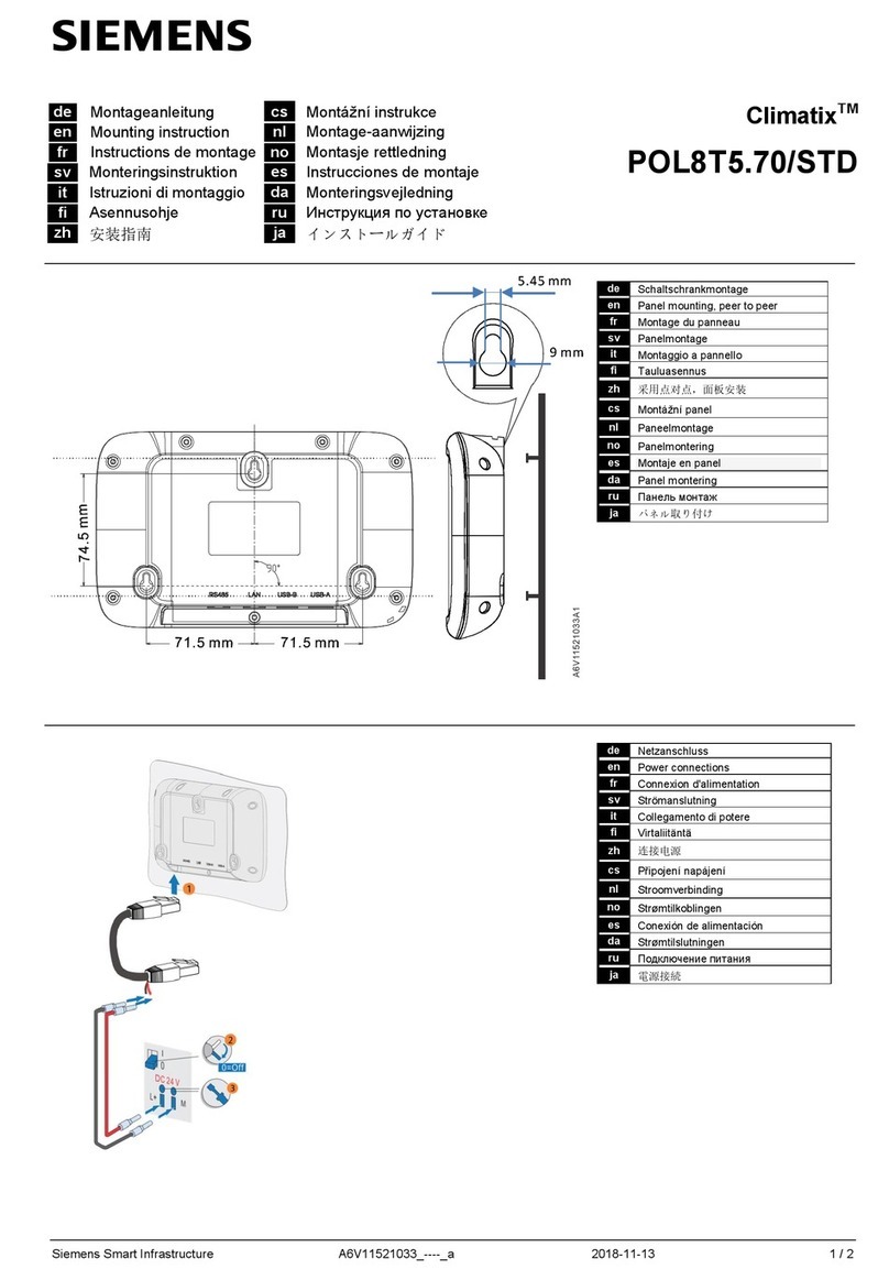 Siemens POL8T5.70/STD User guide