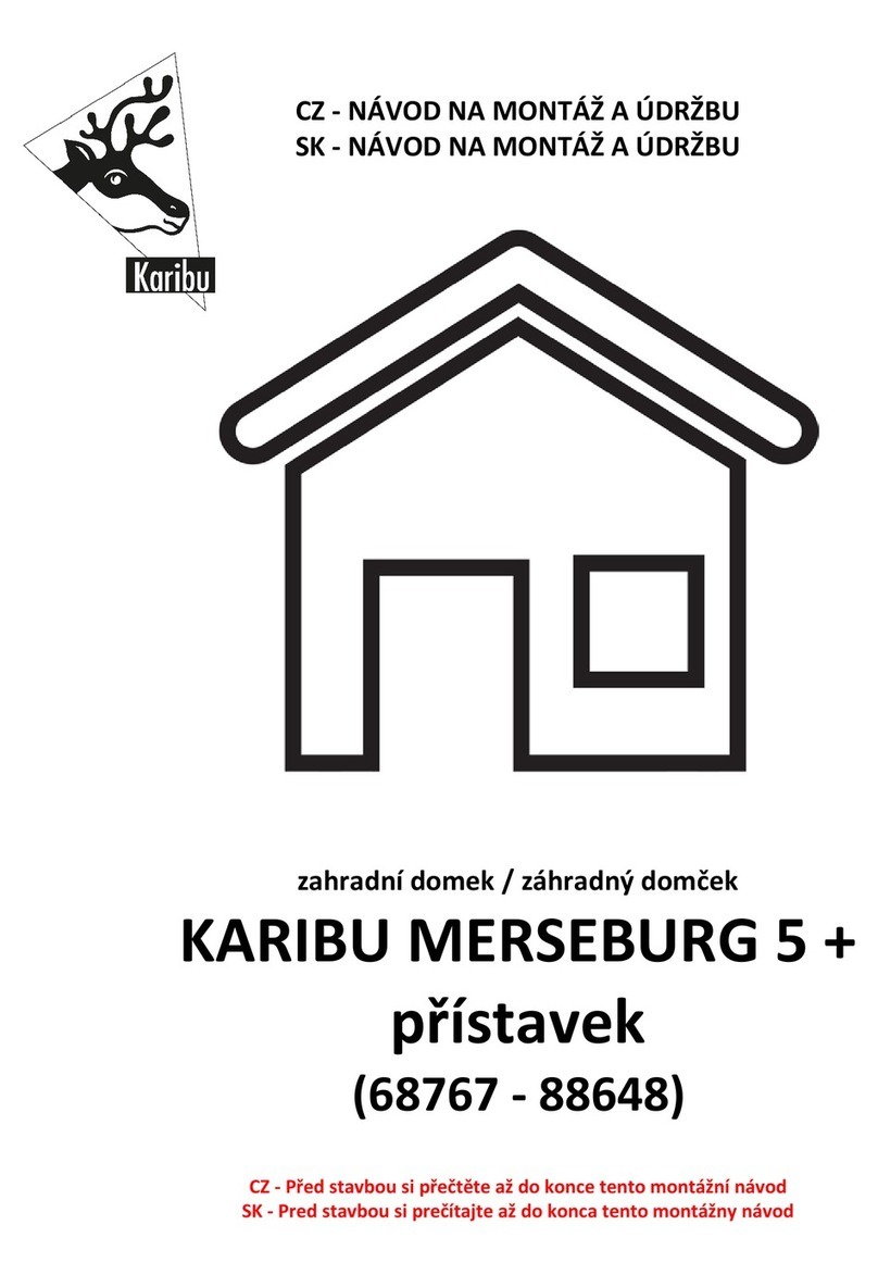 Karibu MERSEBURG 5 Assembly instructions Karibu MERSEBURG 5 Assembly instructions
