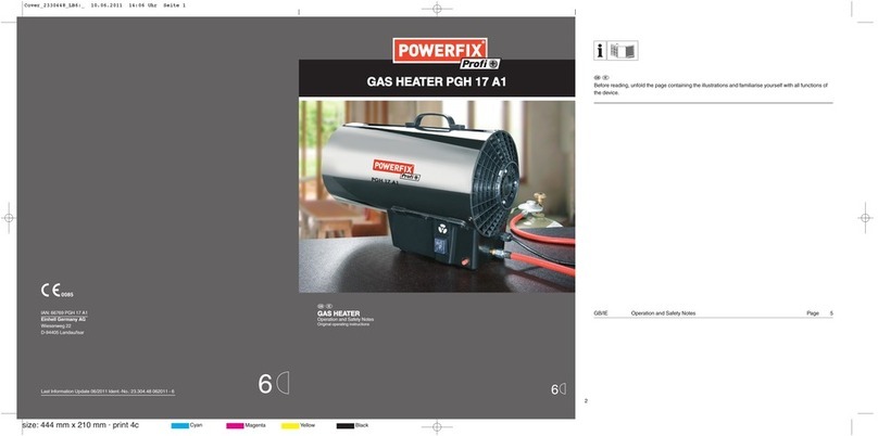 Powerfix Profi+ PGH 17 A1 Operation and safety notes