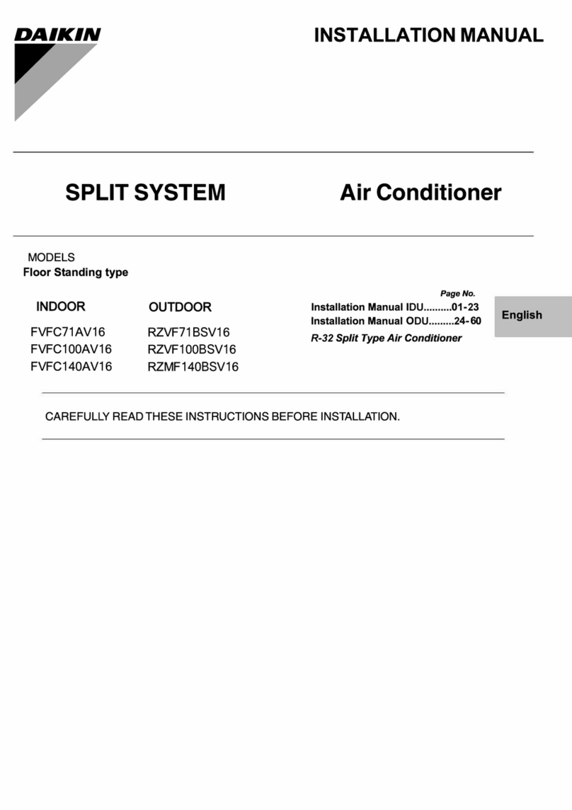 Daikin FVFC71AV16 User manual