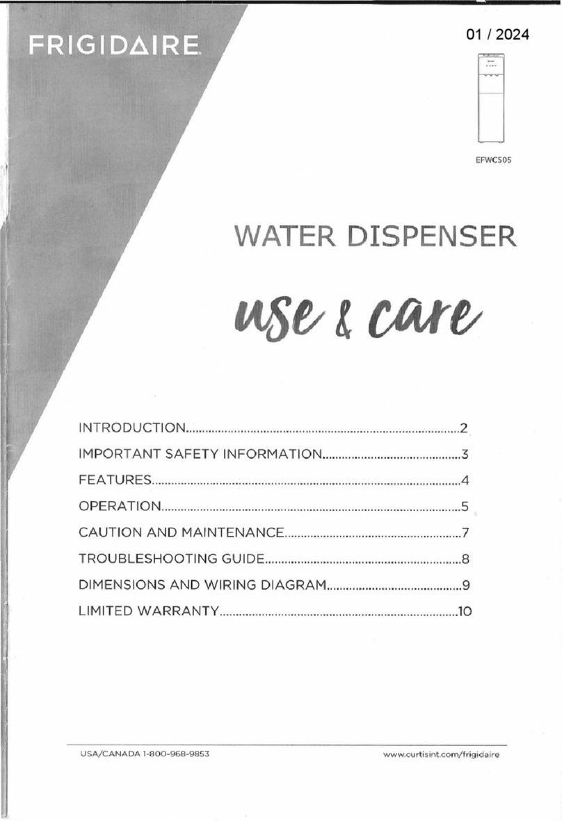 Frigidaire EFWC505 Owner's manual