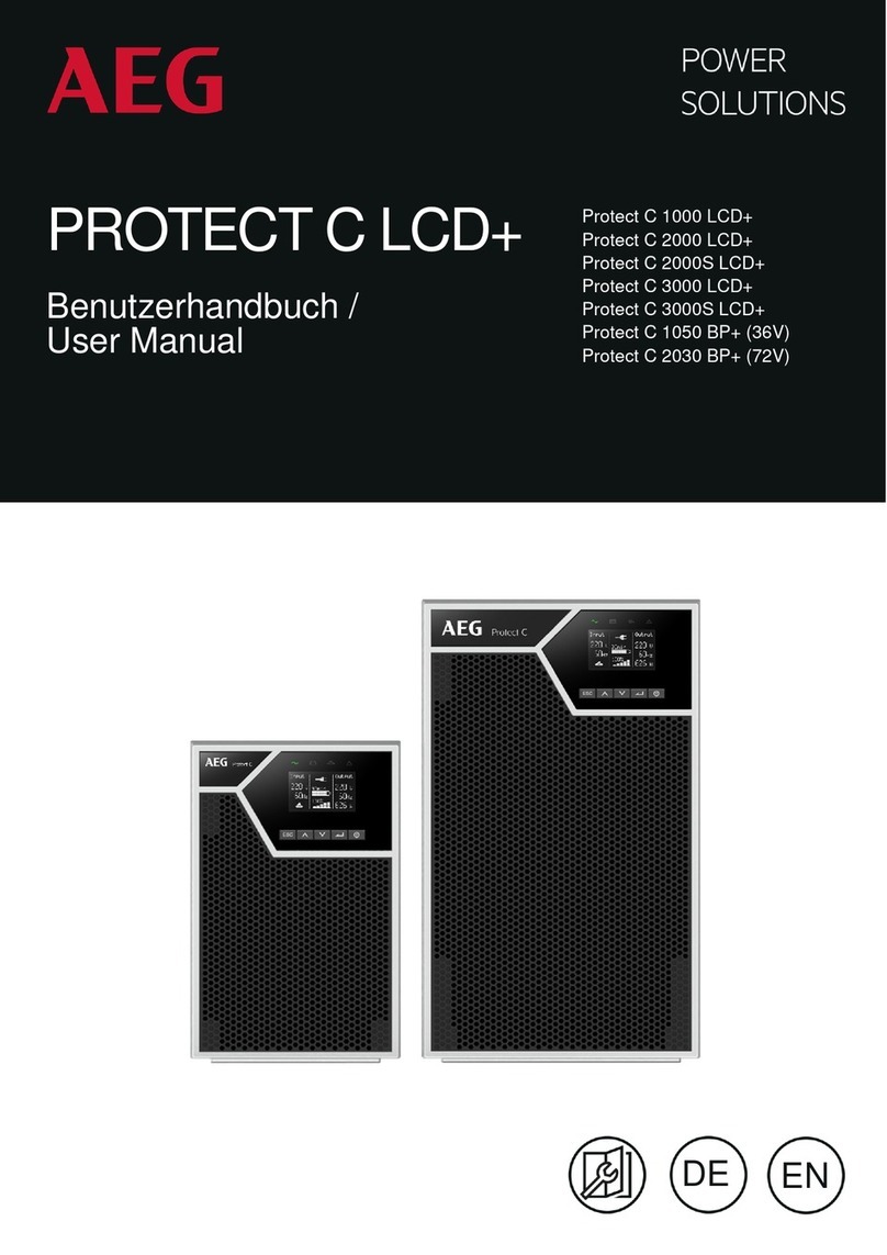 AEG Protect C 1000 LCD+ User manual